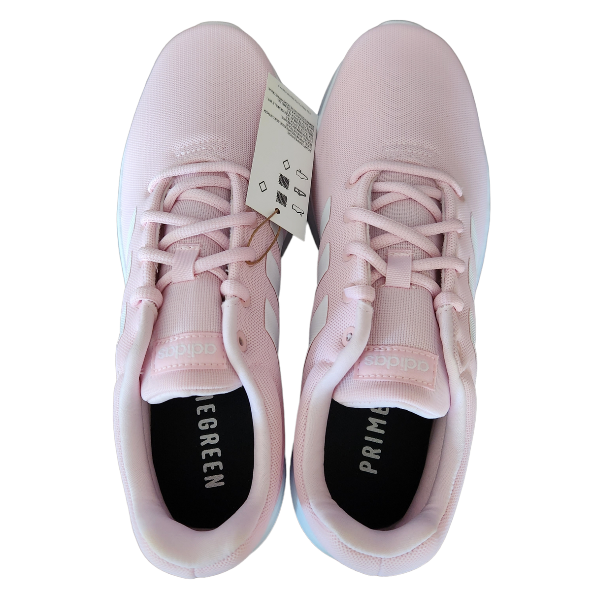 adidas Lite Racer CLN Running Shoe, Clear Pink/White/White