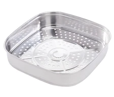 Curtis Stone 12" Stainless Steel Square Streamer Tray NIB Add-on ElectricSkillet