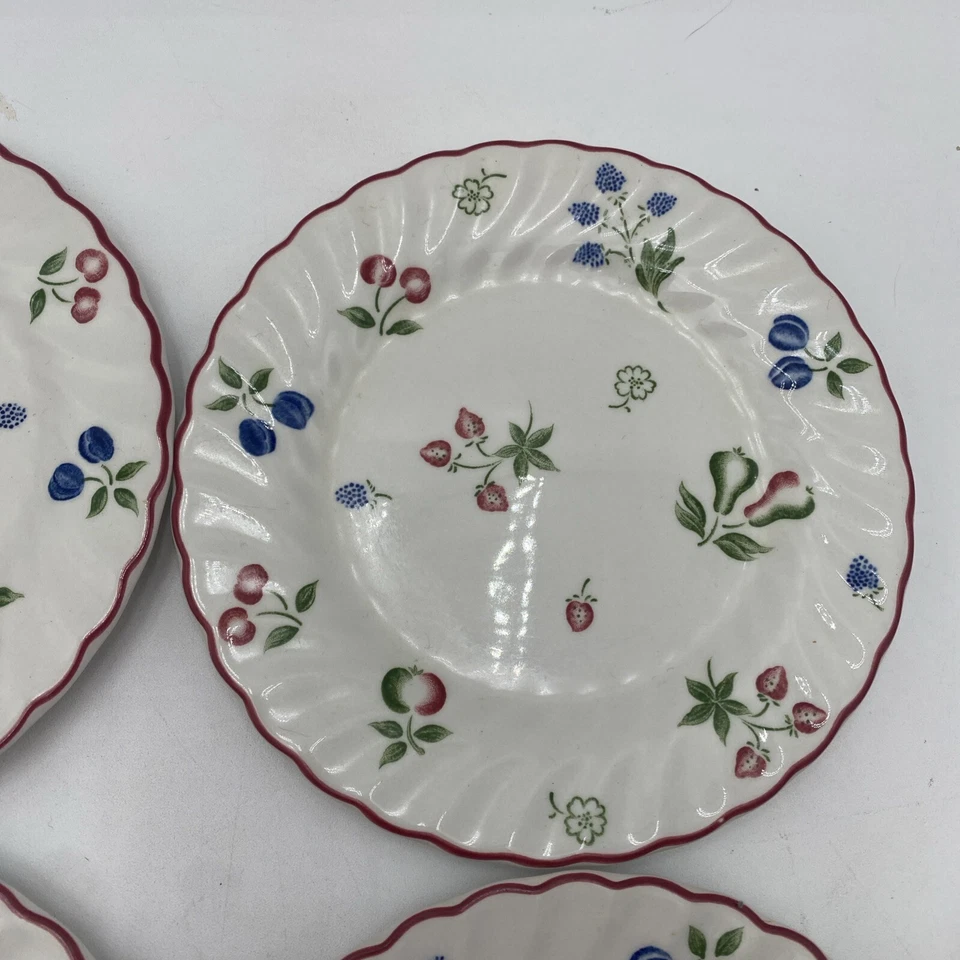 Juego completo de 8 platos de pan de postre Johnson Brothers Sweetbriar Inglaterra Foto 4 de 4