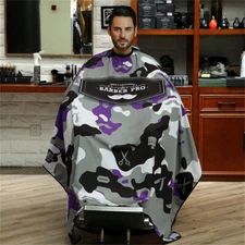 Capa Barbero Peluquero Hair Cutting Cape Pro Salon Hairdressing Hairdresser Gown