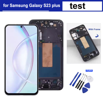 For Samsung Galaxy S23 Plus S916 LCD Display Touch Screen Digitizer Replace Part