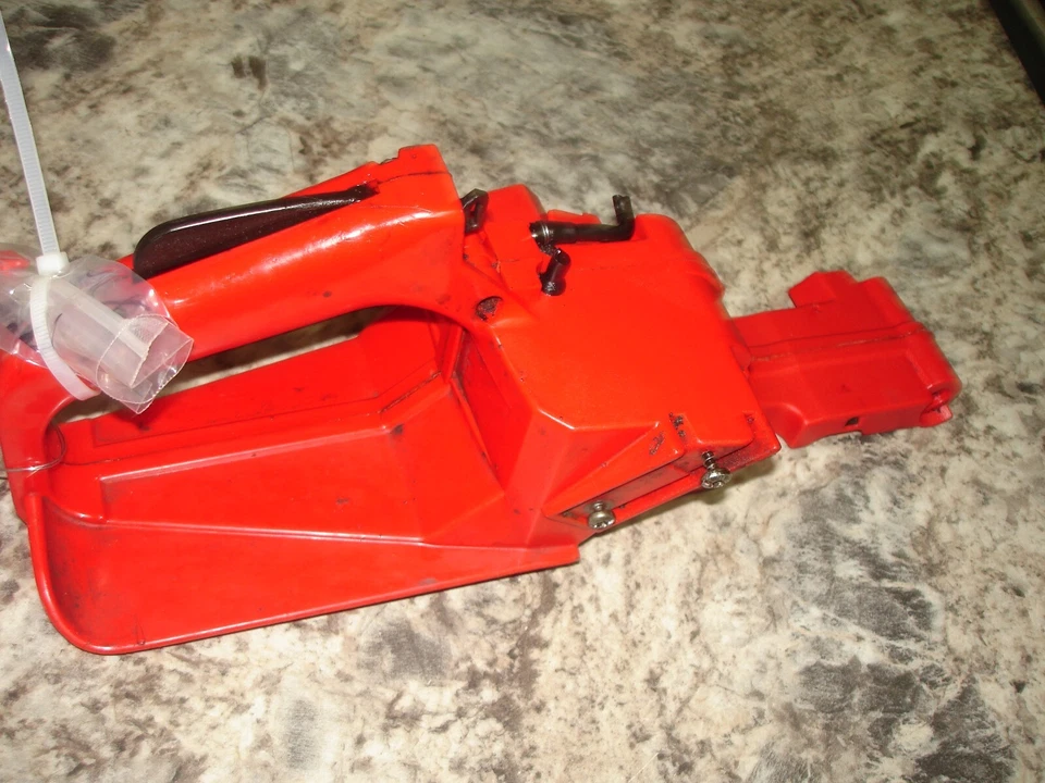 Solo 644 mango del acelerador tanque de gasolina motosierra pieza solo contenedor 470 #1  Foto 2 de 3