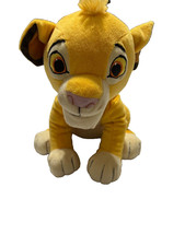 Disney Store Lion King Young Simba Plush Stuffed Animal Toy Lion Approx 13"