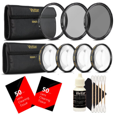 Vivitar 52mm Macro Close Up Kit with Deluxe Accessory Kit for All 52mm Lenses