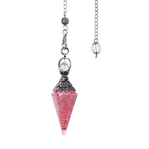 7 Chakra Point Dowsing Pendulum Crystal Healing Divination Reiki Therapy Gift - Picture 15 of 16