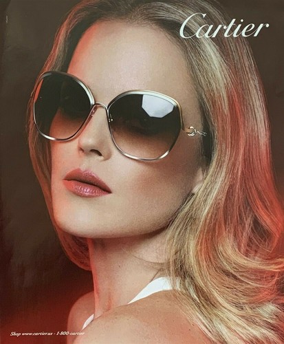 de sol Cartier 2015 Shanon Click foto revista original anuncio | eBay