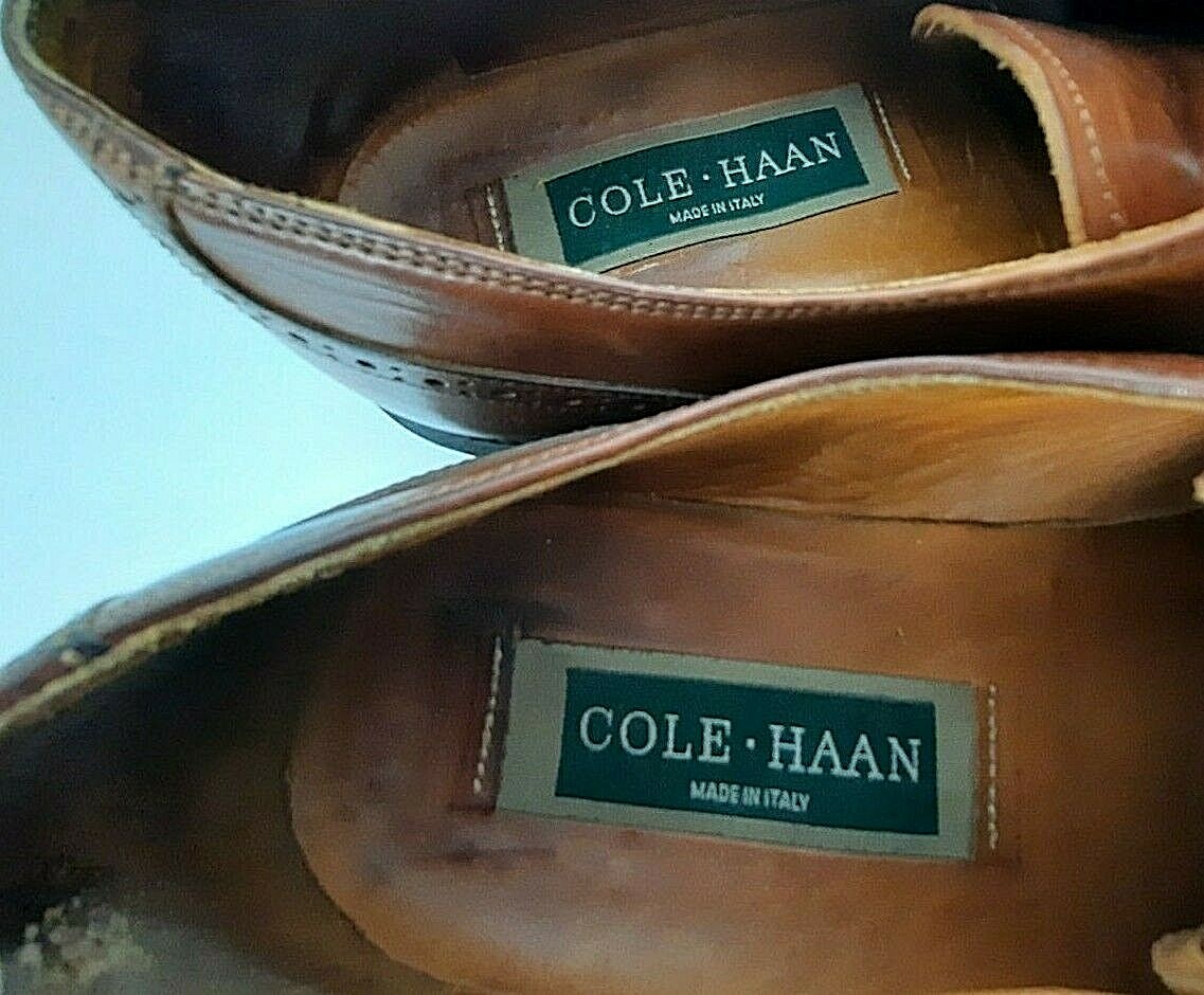 SAOLA Scarpa elegante Oxford italiana Cole Haan Watson punta cappuccio cognac marrone 11M