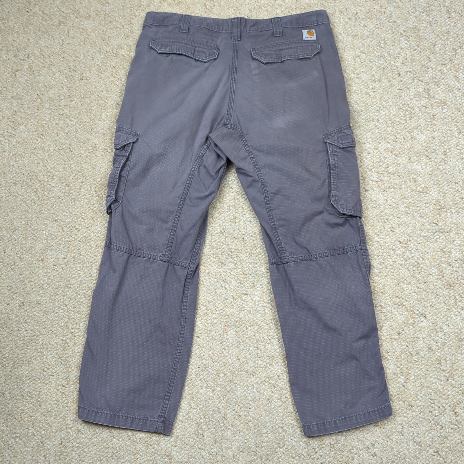 Carhartt Pants Mens 36x30 Gray Force Tappen Cargo Ripstop Workwear