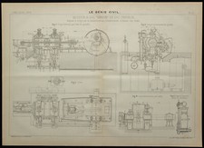1906 - Plan de moteur à gaz