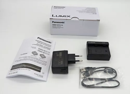 PANASONIC LUMIX DMW-BTC13E chargeur de batterie BLF19 pour GH4, GH5, GH6, S5