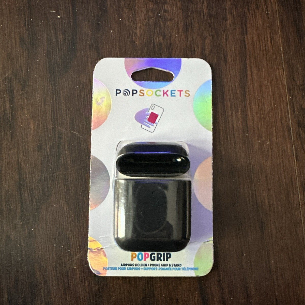 POPSOCKETS POPGRIP Airpod Holder Black 802979 BRAND NEW IN PACKAGE