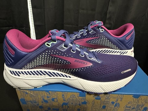 Brooks Adrenaline GTS 22 Women’s Size 9.5 Medium Shoes Purple Road Running - Picture 3 of 14