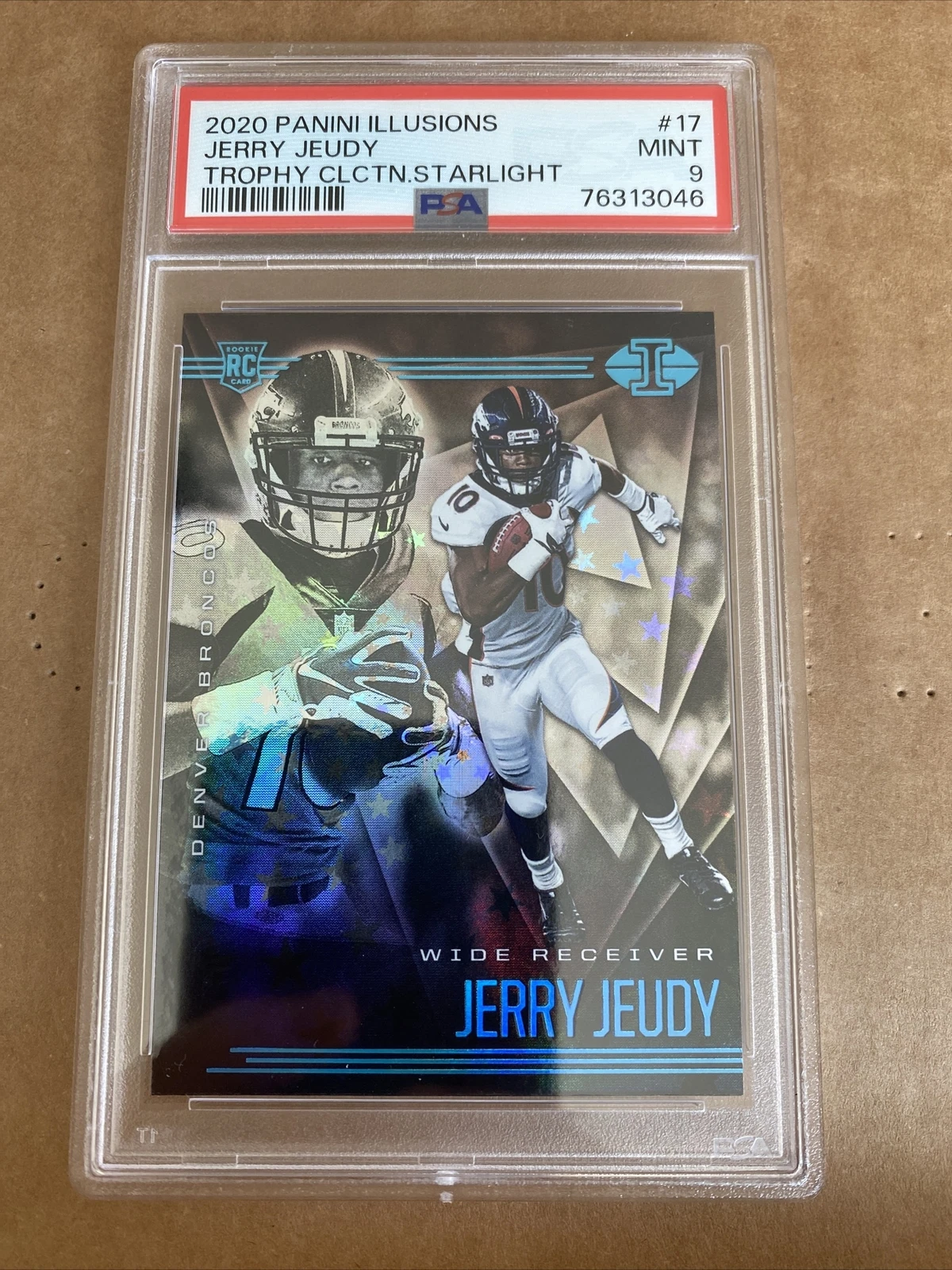 Jerry Jeudy Panini Illusions #17 Trophy Collection Starlight