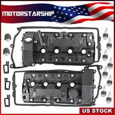 Left & Right Valve Cover & Gaskets For BMW E65 E66 545i 550i 650i 11127563474