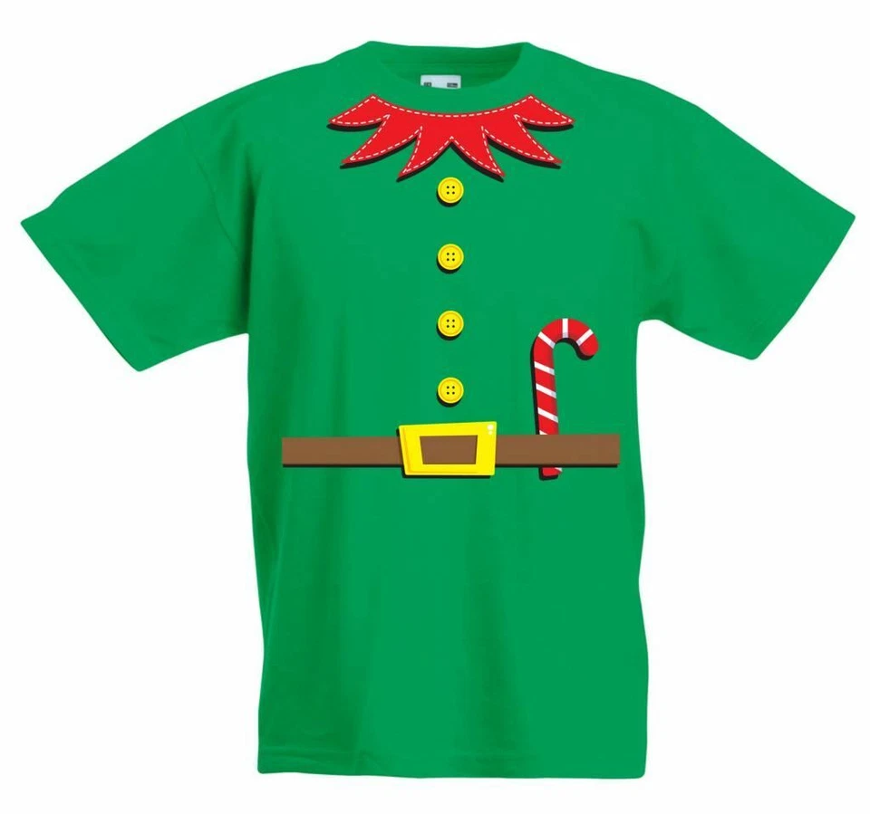 TRIBAL T-SHIRTS ELF FANCY DRESS KIDS T-SHIRT - Funny Christmas Present Xmas Outfit Childrens