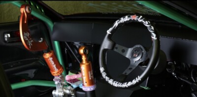 326powerスタイル　ラリークイックステアリング　320mmディープ 326powerスタイル ラリークイックステアリング 320mmディープ スポーツ