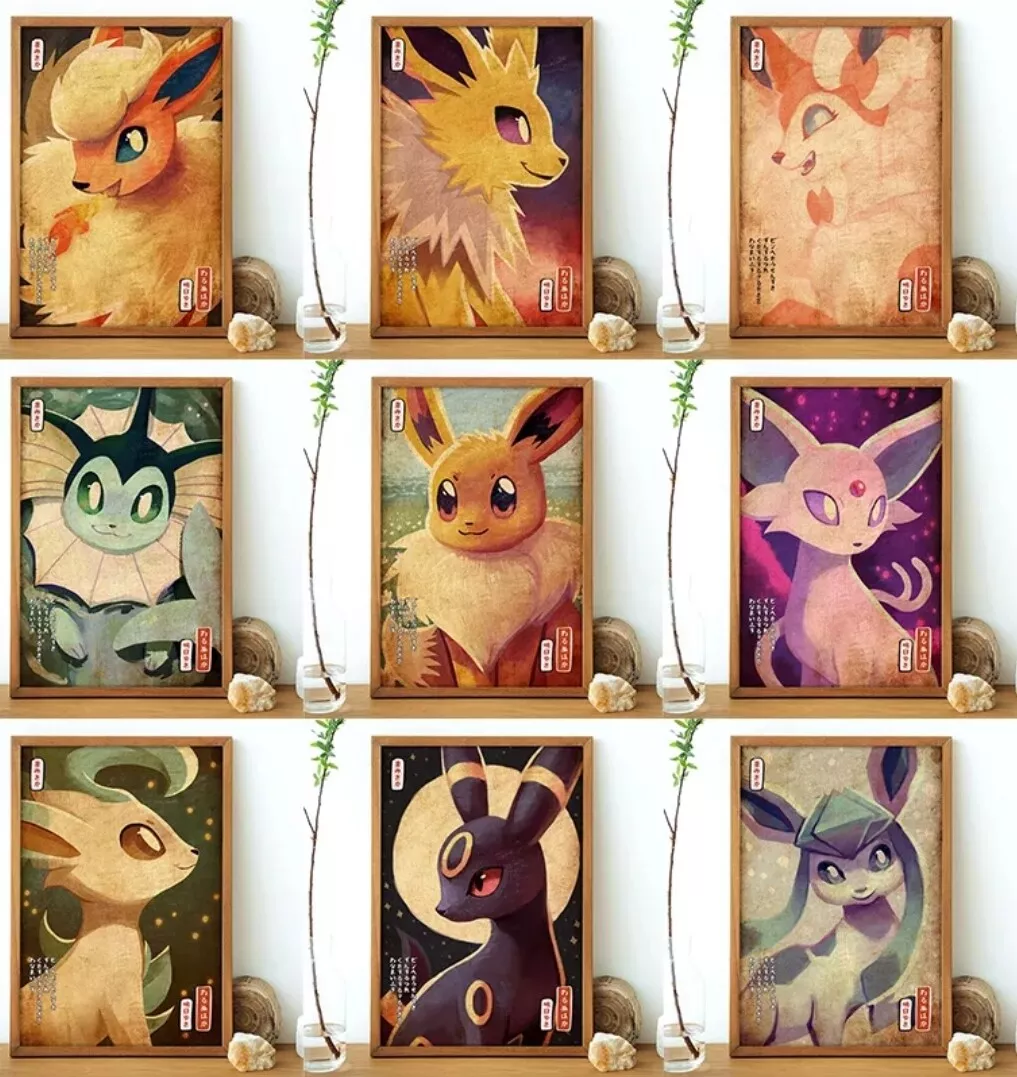 Poster Pokemon - Eevee, Wall Art, Gifts & Merchandise