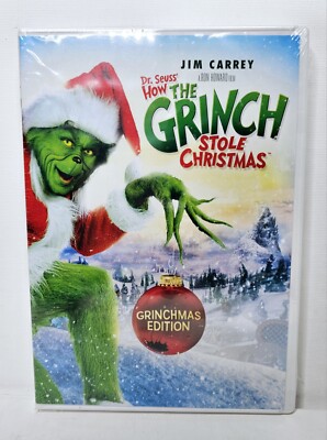 Dr. Seuss' How the Grinch Stole Christmas (DVD, 2000) - Jim Carrey Grinchmas Edi