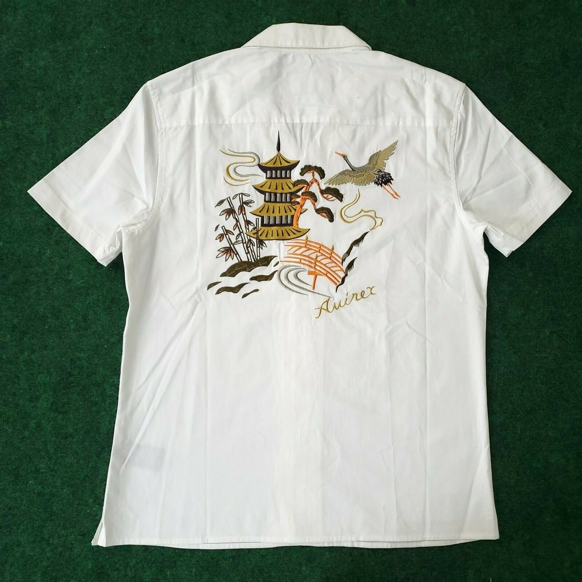 Avirex ホワイト Mサイズ スカシャツ AVIREX ホワイト Tシャツ Mサイズ - メルカリ