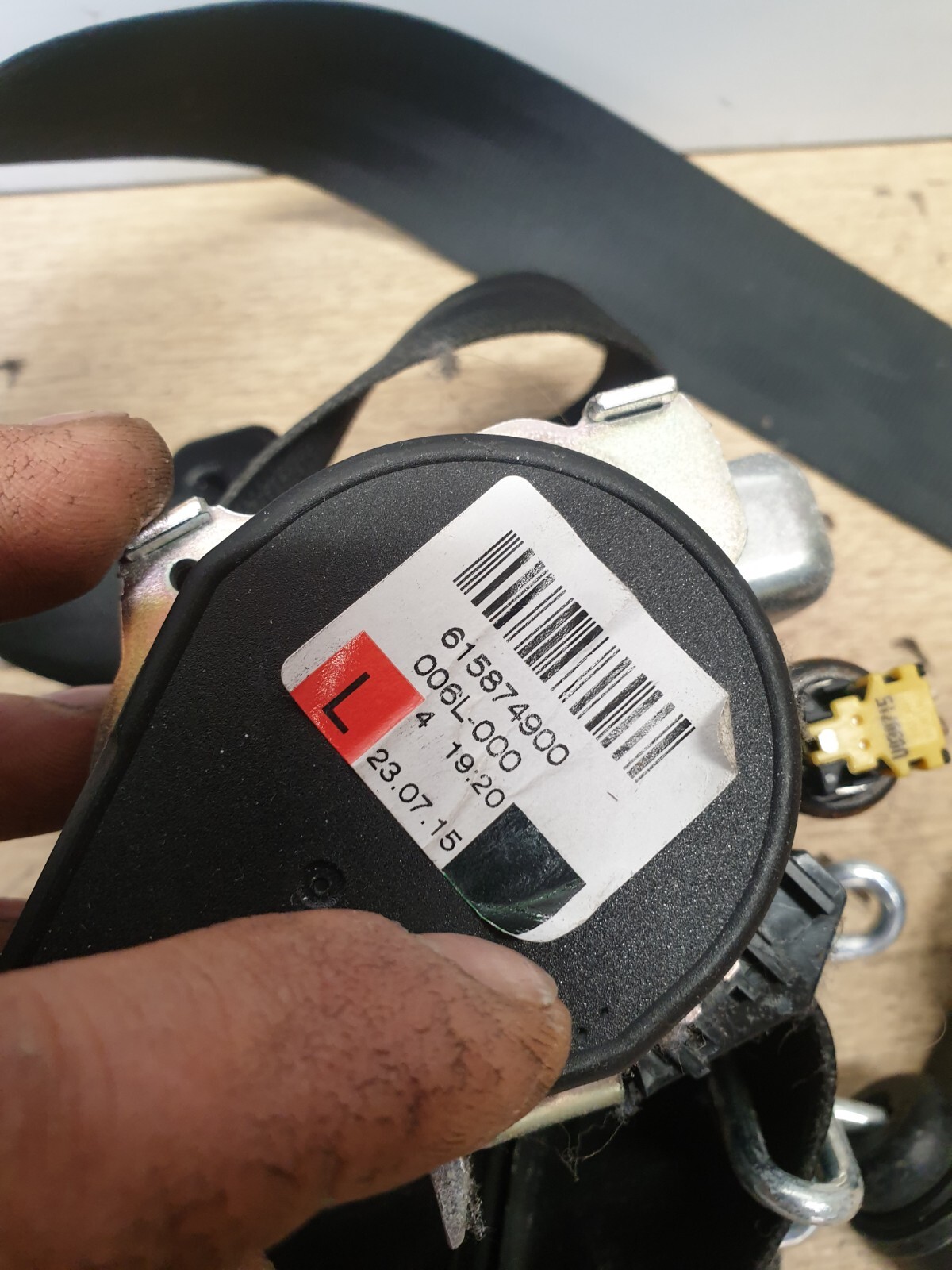 2011 15 FORD CMAX MK2 NSF FRONT PASSENGER SEAT BELT TENSIONER AM51