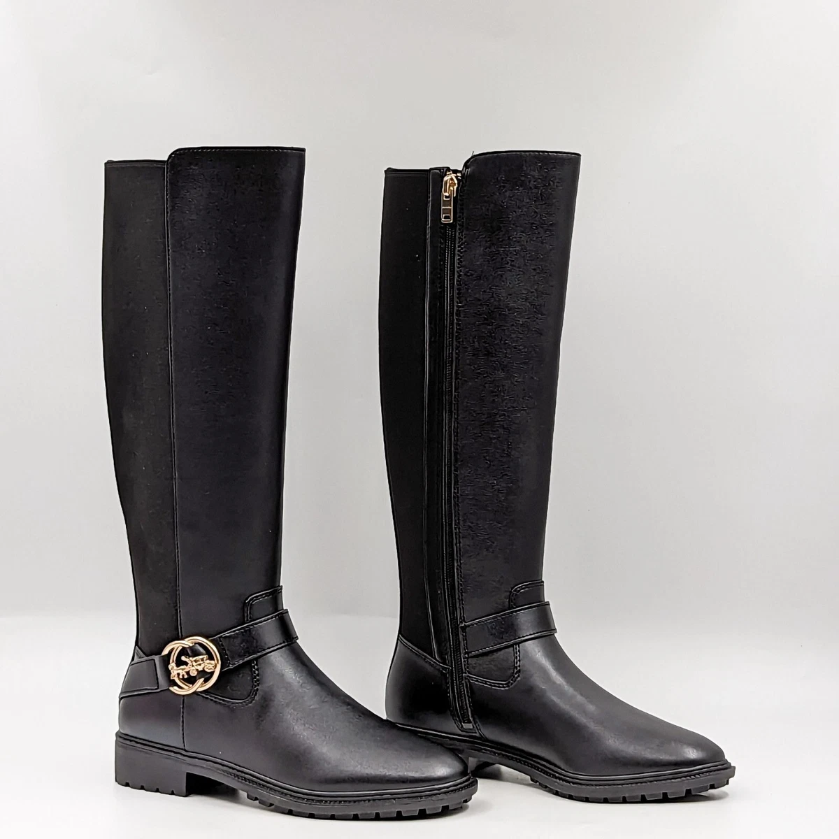 Coach leather hotsell riding boots