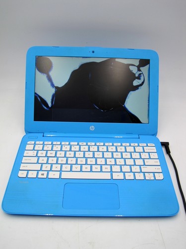 HP Stream 11.6" 32GB 1.60GHz 4GB RAM Laptop Blue 11-y010wm , PARTS OR REPAIR!, - Picture 1 of 4