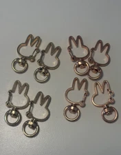 8 DIY Metal Snap Hook Bunny Lobster Clasp Lanyard Pendant Keyring Keychain