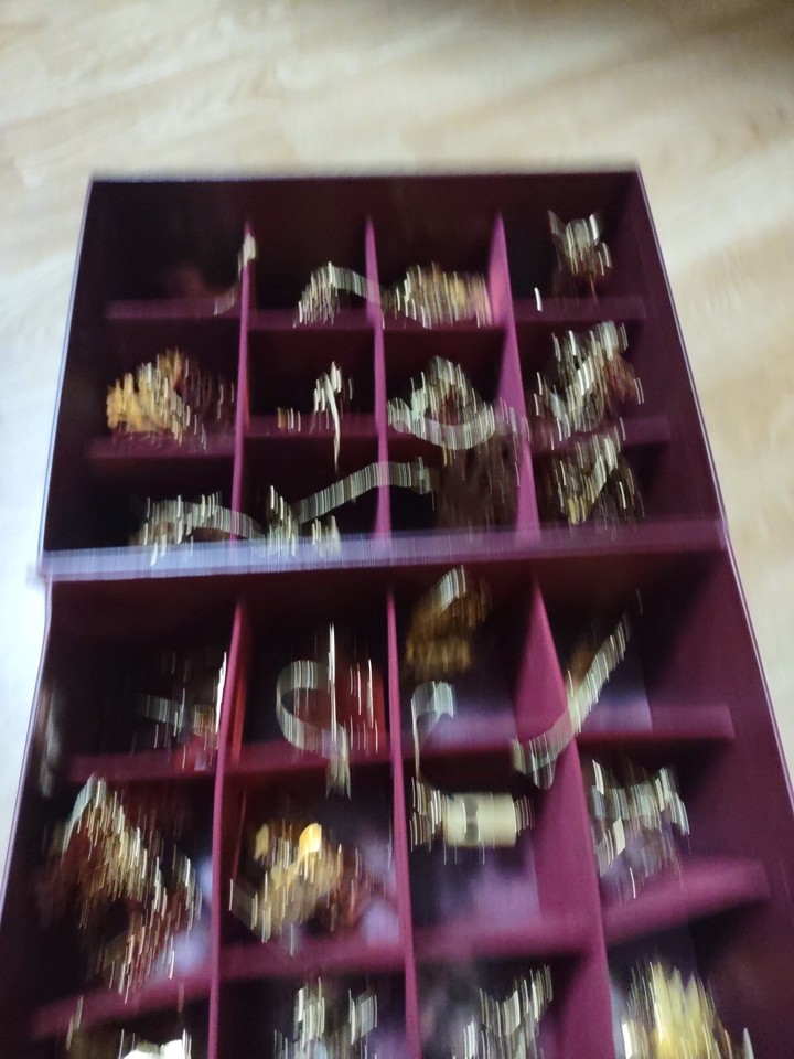 Danbury Mint 23K Gold Plated Christmas Ornaments VTG Lot of 33 1984