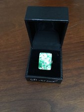 Art Touch Adjustable Glass Ring