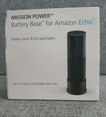 mission power battery base for amazon echo