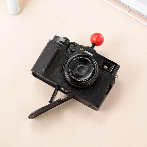 Echtleder Halbkamera Etui Handarbeit Tasche Cover für Fujifilm X100vi - Bild 9 von 18