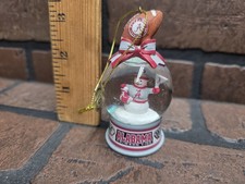 Alabama Crimson Tide Snow Globe Ornament By The Danbury Mint Collectable