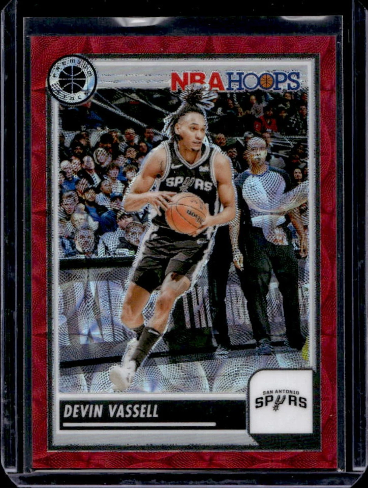 2023-24 Hoops Premium Stock Devin Vassell Red Prizm /88