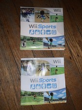 Wii Sports Nintendo Wii PAMPHLET AND CASE ONLY