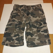 Levi Strauss Co Camo Cargo Shorts Kids Size 5 Regular Adjustable Waistband