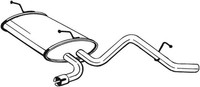 Bosal EndschalldäMpfer NachschalldäMpfer 141-007 FüR M150 Matiz M100 Daewoo