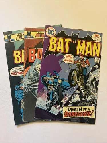 VINTAGE LOT of 3 BATMAN #264 #267 #268 DC Comic Books 1975
