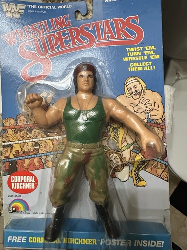 NICE Fully Sealed LJN WWF Corporal Kirchner MOC NE...