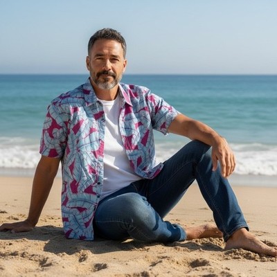NWT Cooke Street Hawaiian ShortSleeve Button Down Shirt