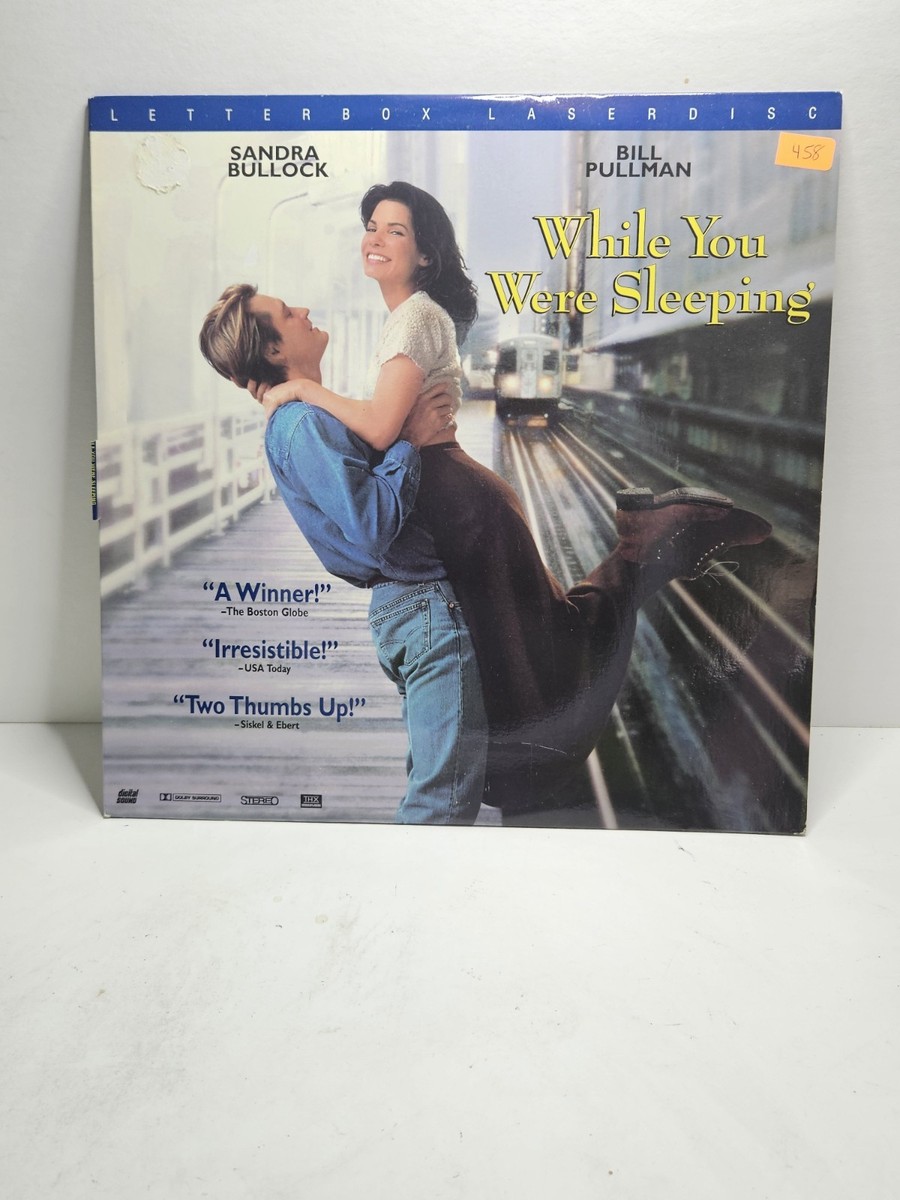 While You Were Sleeping Letterbox Laserdisc Movie Sandra Bullock