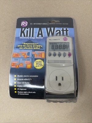 P3 International Kill-A-Watt Electricity Usage Monitor Model P4400