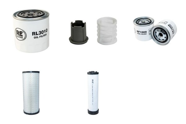 Filter Service Kit Passt FüR Volvo ECR58D Luft ÖL Kraftstofffilter-image