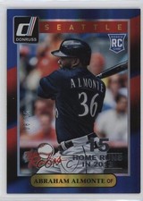 2014 Panini Donruss The Rookies Silver Season Stat Line 8/15 Abraham Almonte 0w7