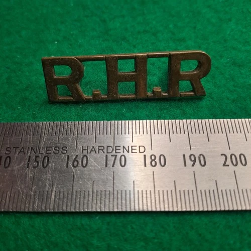 WW1 South African Railways & Harbours Rifles Shoulder Title Badge Africa