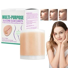 Silicone Scar Sheets 1.5 X 59 Inch Roll Scar Removal Strips Well-liked