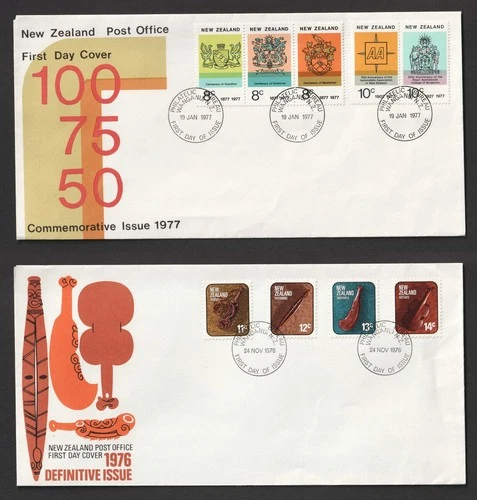 New Zealand Two FDC First Day Covers