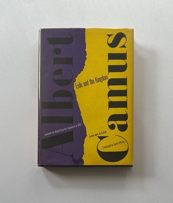 ALBERT CAMUS Exile and the Kingdom | 1958 Knopf First American Edition Hardcover