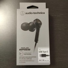 Audio-Technica ATH-CKS330NC USB-C Wired Noise Canceling Earphones 1.2m New