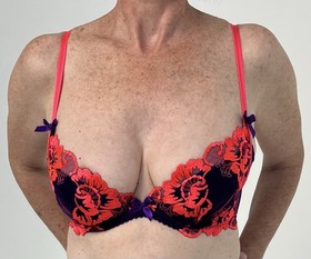 BNWT Agent Provocateur Karlie Set (Bra, Belt & Brief) Purple Size 34DD / AP4 L