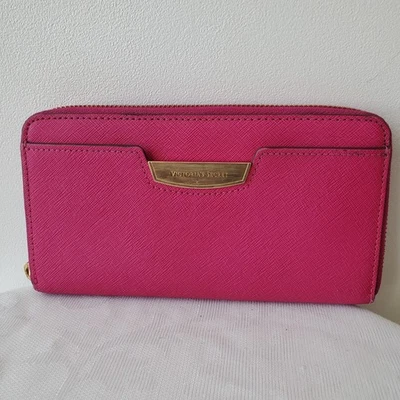Grand portefeuille Victoria's Secret' En Cuir Zippée - Photo 1/4